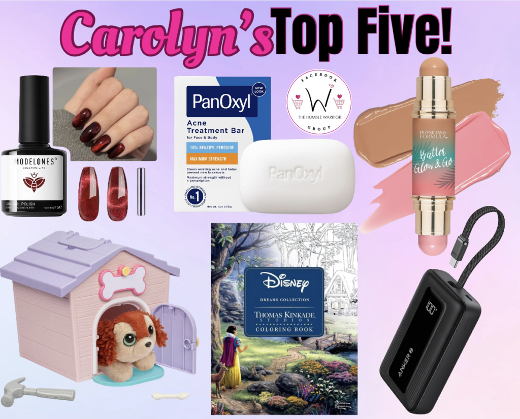 Carolyn’s Top Five!